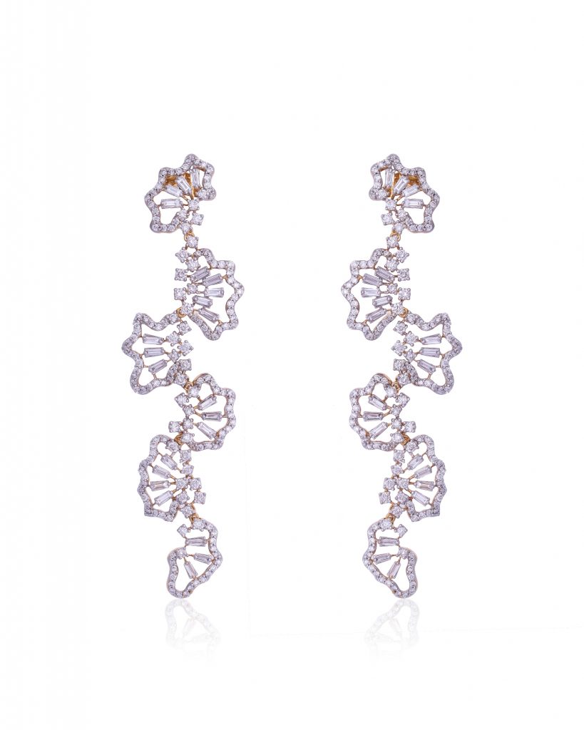 Diamond earrings by Irasva