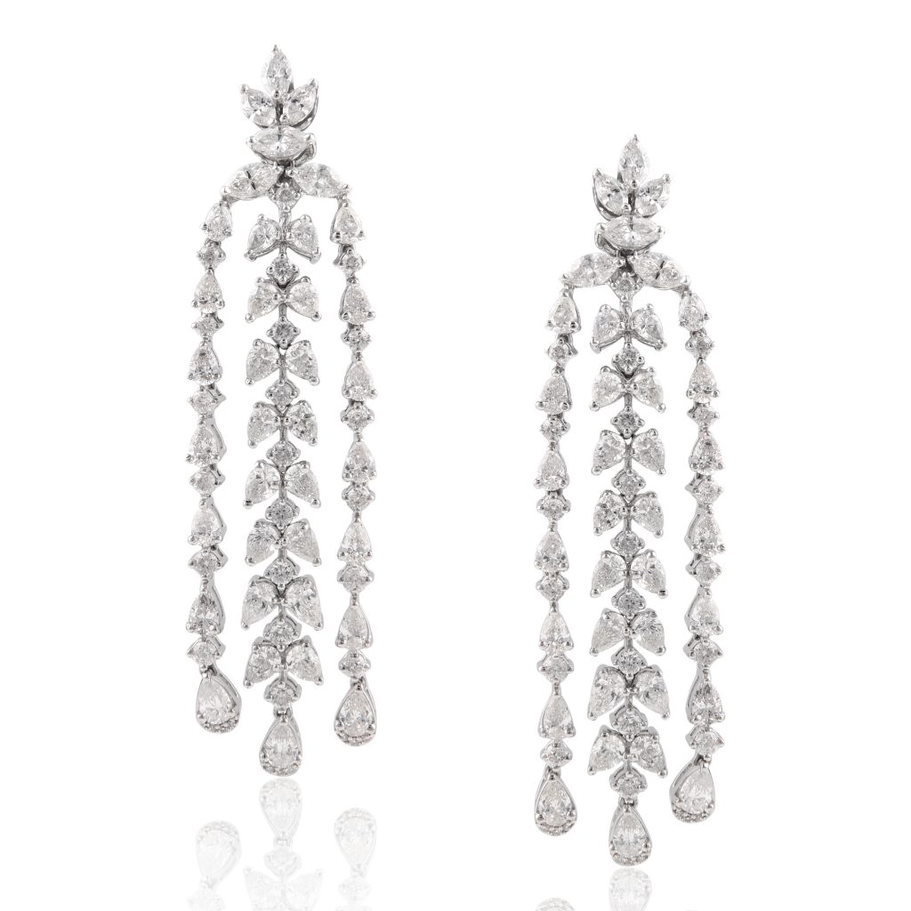 Long diamond earrings by RK Jewellers South Extension 2 (2)