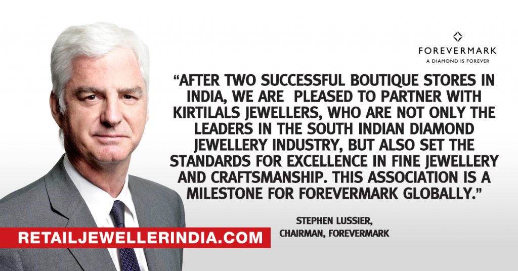 Quote - Stephen Lussier, Chairman, Forevermark