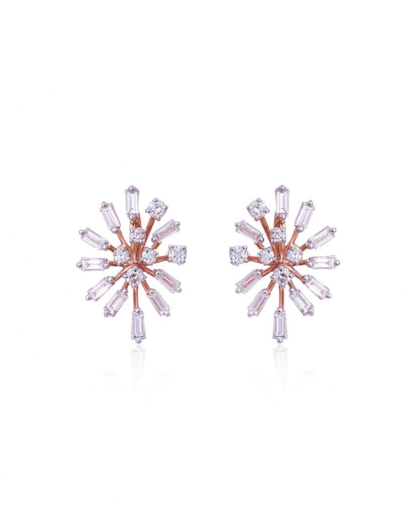 Russian gold earrings by Irasva