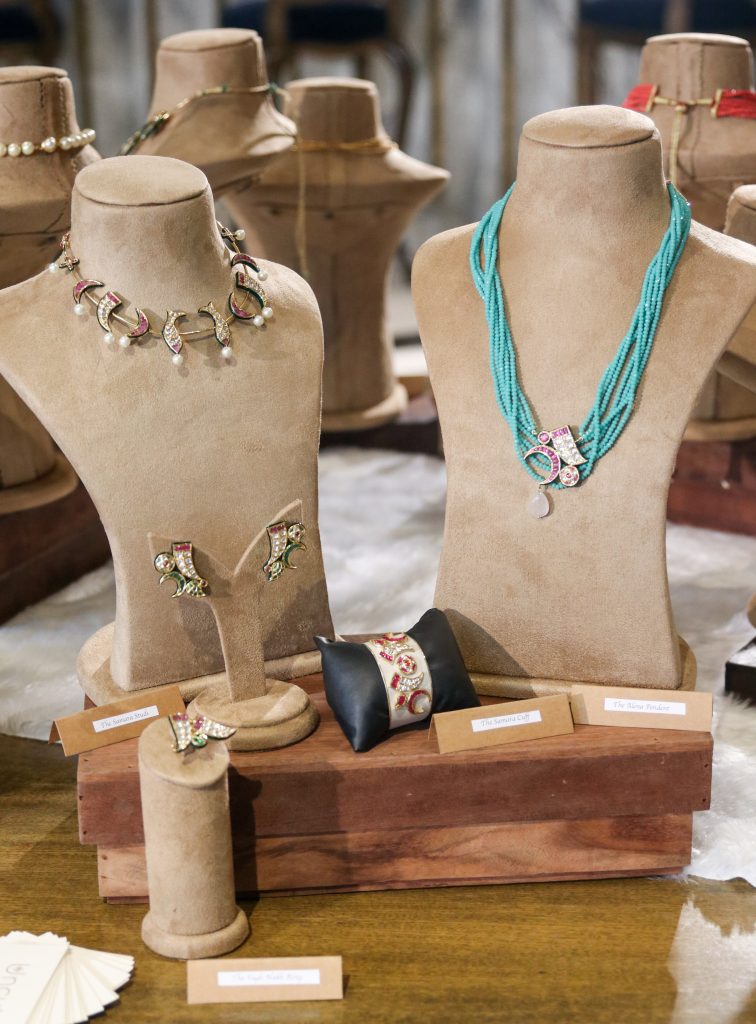 Samara studs, samara cuffs, alena pendant