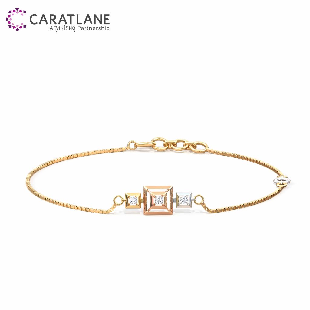 Shop Elita Diamond Mangalsutra Bracelet Online | CaratLane US