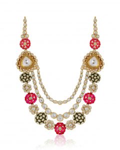 Layer Polki Necklace by Rajesh Tulsiani Fine Jewellery