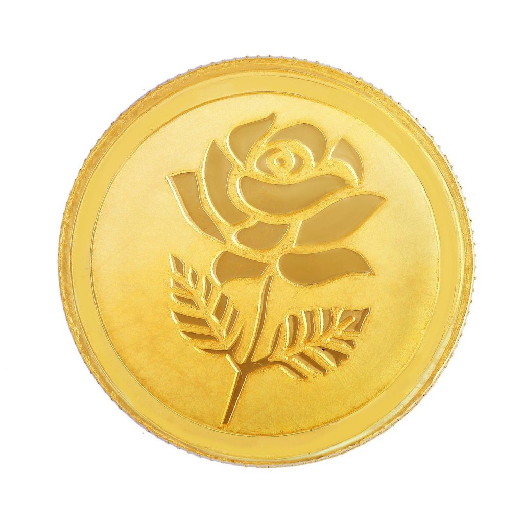 Malabar Gold & Diamonds 10 gm, 22k Yellow Gold Coin