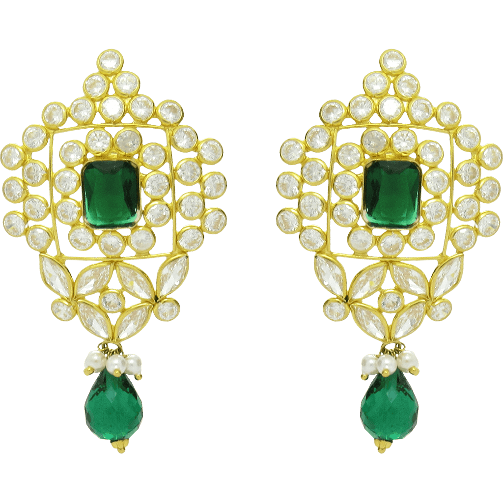 emerald earrings