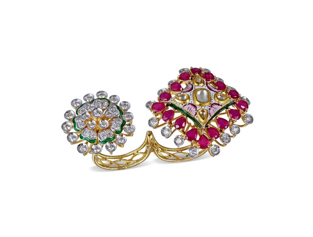 Two Fine Polki Ring by Rajesh Tulsiani Fine Jewellery  