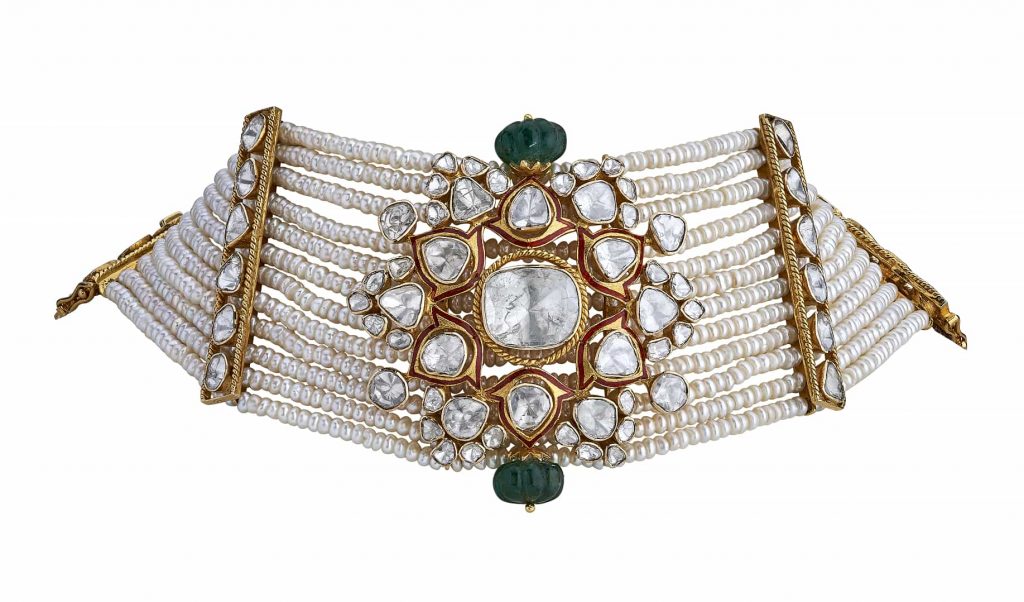 elaborate chokers by OmJewellers