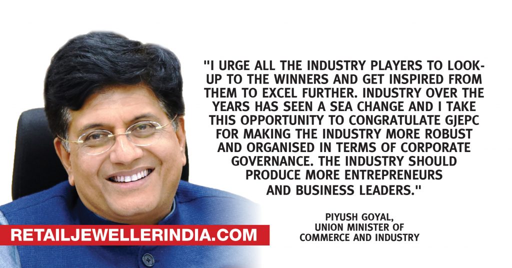 Quote- Piyush Goyal, Union Minister of Commerce and Industry
