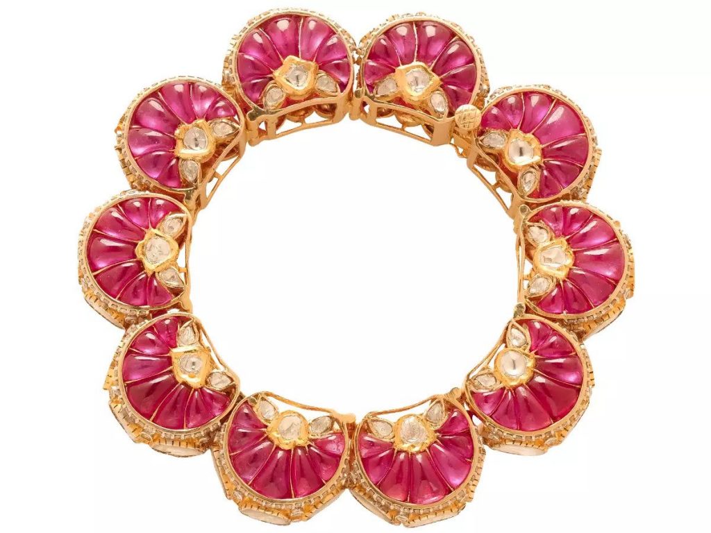 Floral inspired Carnation bangles by Sunita Shekhawat