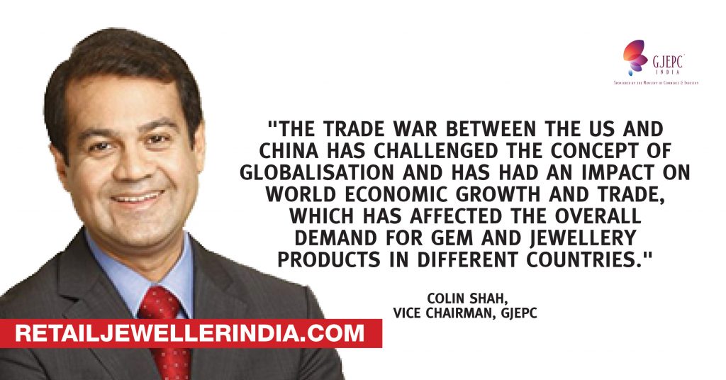 Quote- Colin Shah, GJEPC, Chairman