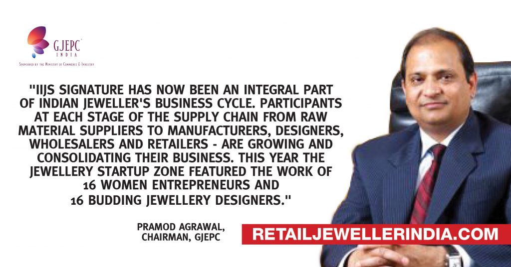 Pramod Kumar Agrawal, Chairman, GJEPC