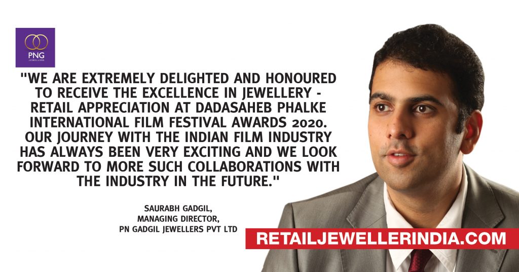 Quote- Saurabh Gadgil, Managing, Director, PN Gadgil Jewellers