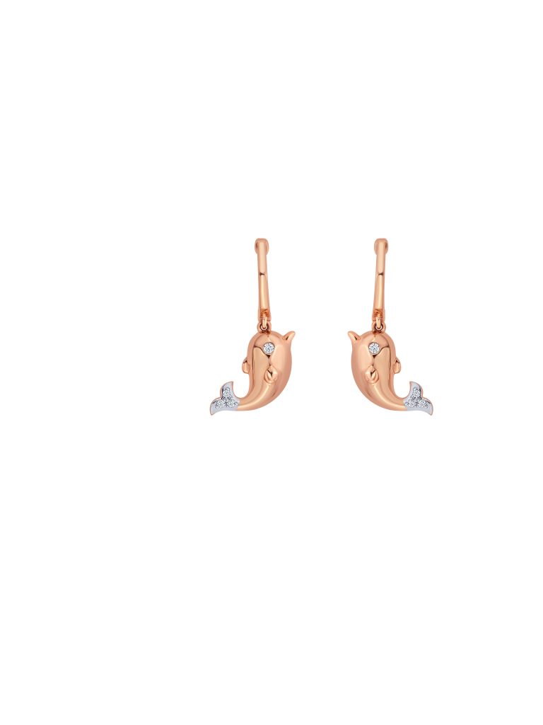 Buy Rose Gold Earrings for Women by Reliance Jewels Online | Ajio.com