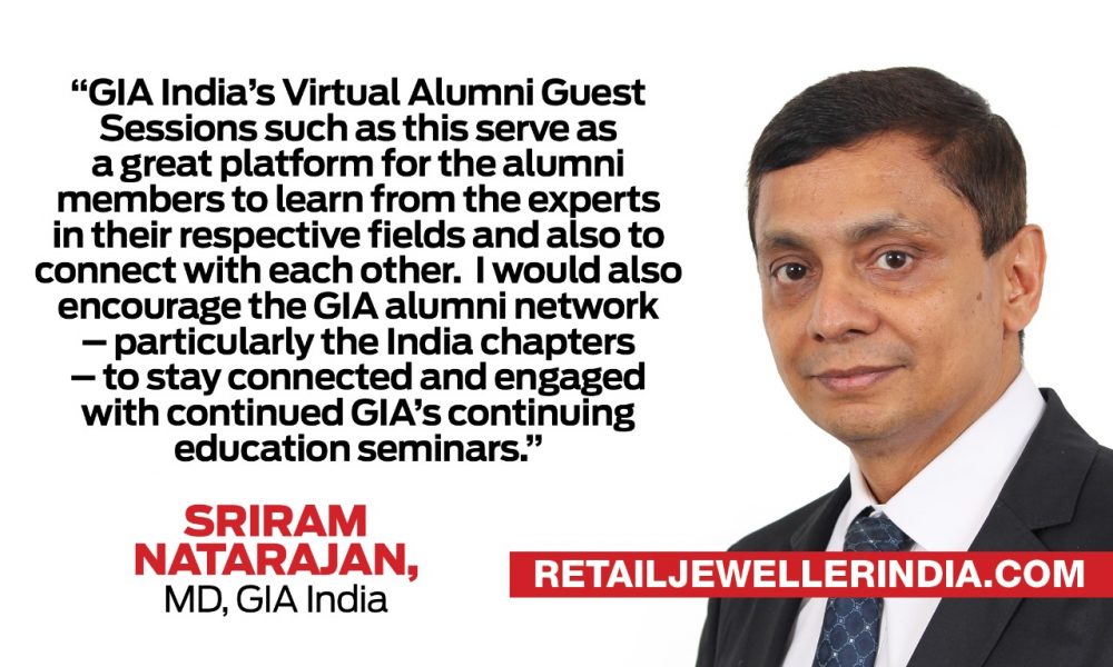 GIA India organises virtual alumni guest session