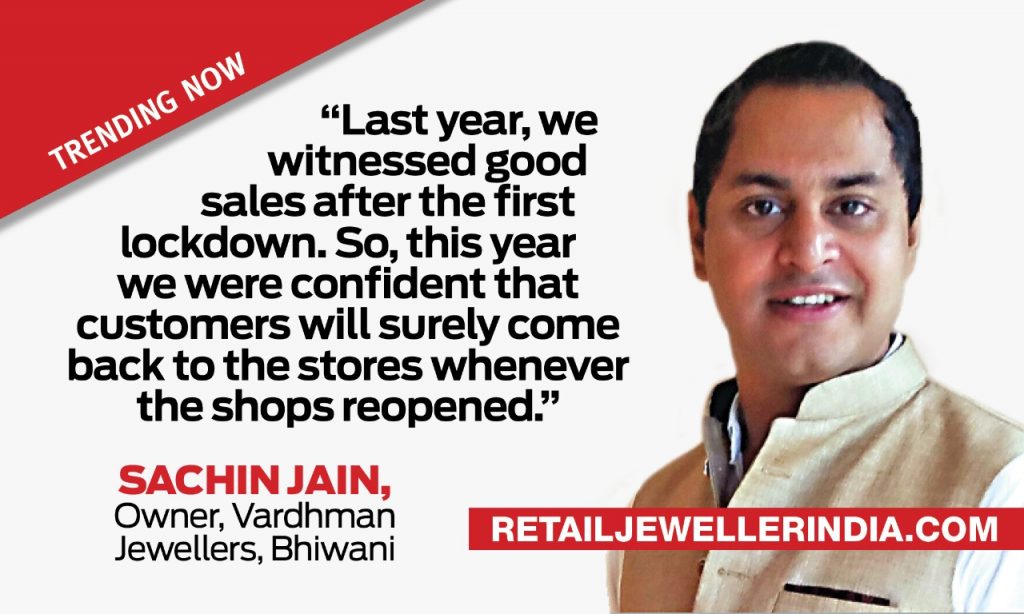 Sachin Jain, Vardhman Jewellers