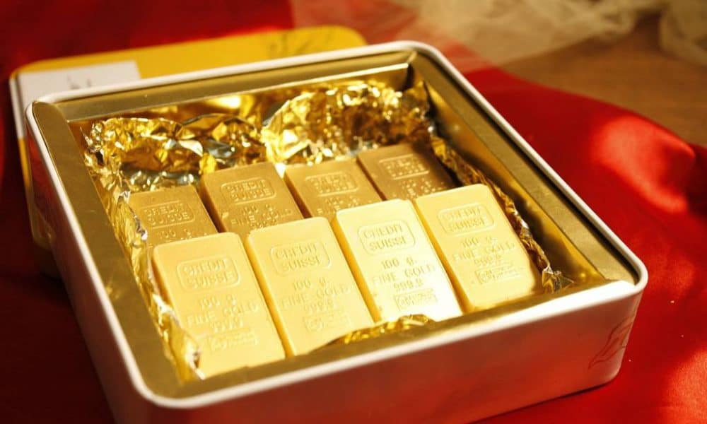 Gold prices fell in India