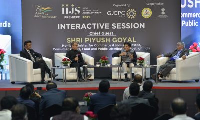 Commerce Minister Piyush Goyal hosted interactive session with leading manufacturers at the IIJS Premiere 2021