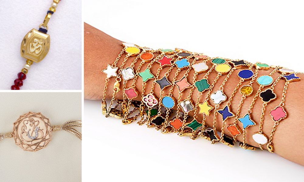 Rakhis get a modern makeover with precious, semi-precious metal and gemstones