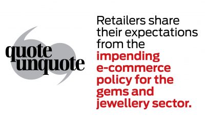 A supportive e-commerce policy for gems and jewellery will build consumer confidence and boost online jewellery sales