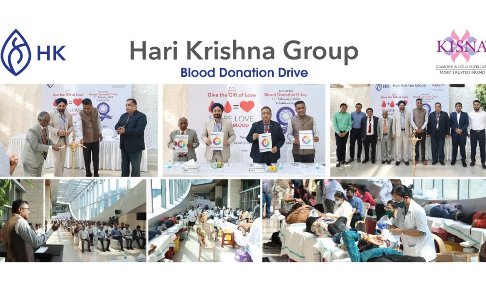 Hari Krishna Exports celebrates 9th anniversary at The Capital building, BKC, with a blood donation drive
