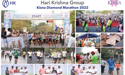 Hari Krishna Exports organized a run for Swachh Bharat under the 6th Edition of the Kisna Diamond Marathon