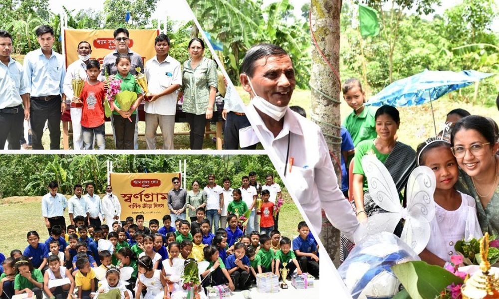 Shyam Sundar Co. Jewellers upholds development of children of a Tripura district through Swarnagram campaign