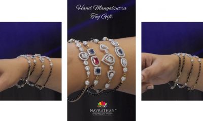 Navrathan Jewellers creates perfect Teej gifting scope with studded hand mangalsutras