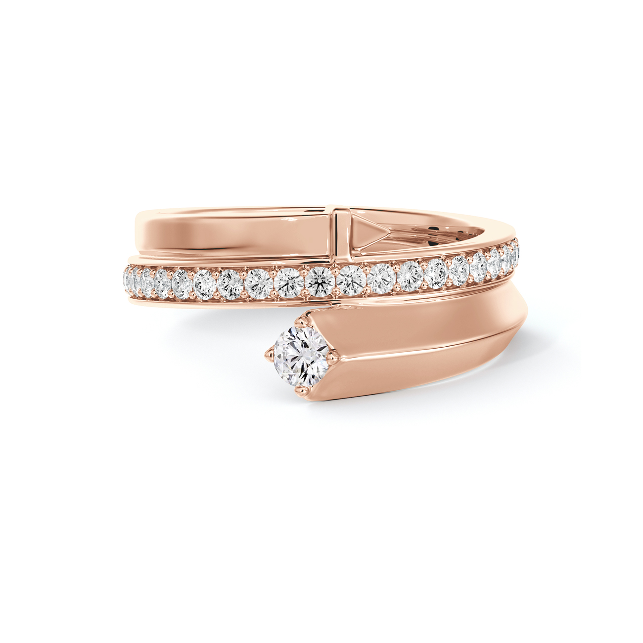 Forevermark-Avaanti-Wrap-Pave-set-Ring-in-rose-gold