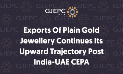 Exports of plain gold jewellery continues its upward trajectory post India-UAE CEPA