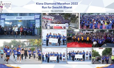 Hari Krishna Exports organized a run for Swachh Bharat under the 7th Edition of the ‘Kisna Diamond Marathon’