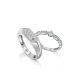 Stunning platinum love bands by platinum days of love to celebrate Valentine’s Day