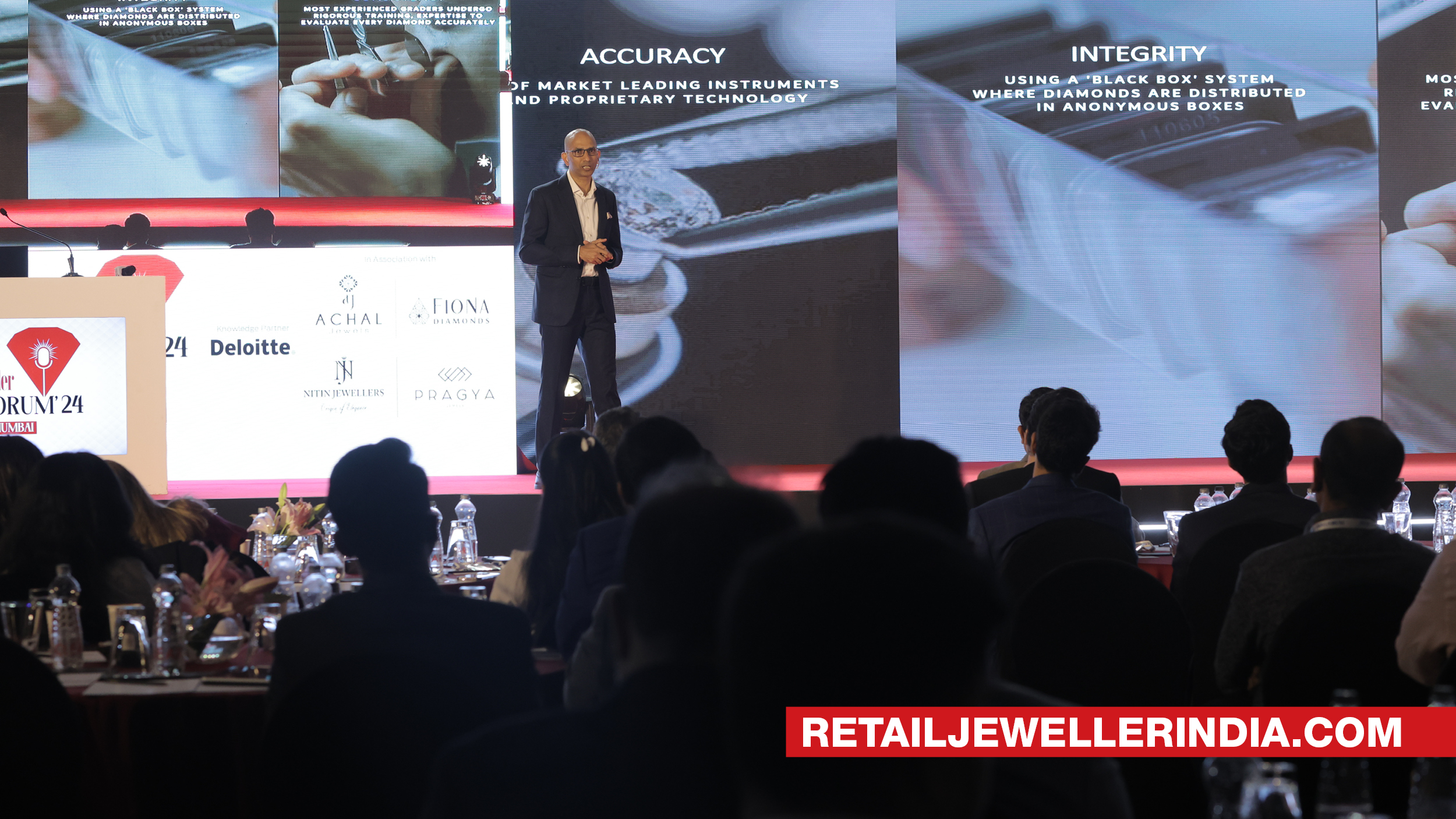 Amit Pratihari, Vice President, De Beers Forevermark at The Retail Jeweller India Forum 24