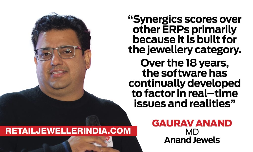 Gaurav Anand, MD, Anand Jewels at The Retail Jeweller India Forum