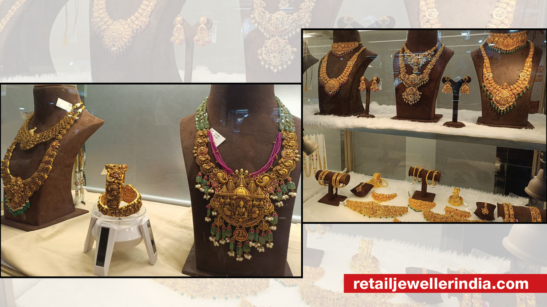 Temple gold jewellery shines bright on Day 2 of IIJS Premiere 2024 at JWCC