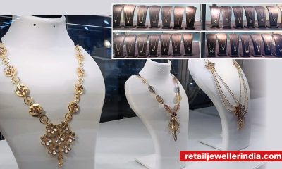 Swastik Jewellers and Rajguru Jewellers exhibit ranges in low grammage and laser soldering, attracting impressive inquiries