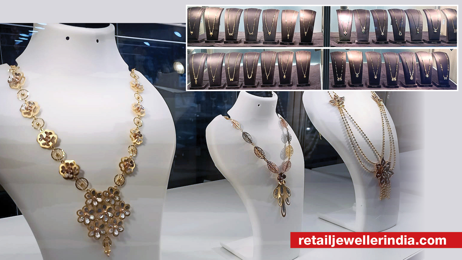 Swastik Jewellers and Rajguru Jewellers exhibit ranges in low grammage and laser soldering, attracting impressive inquiries