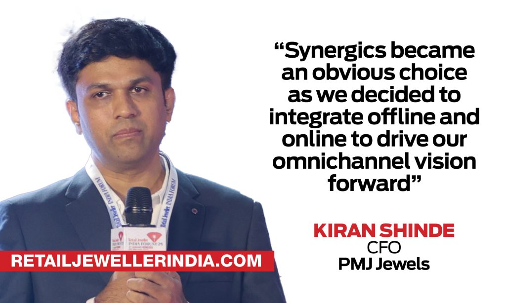 Kiran Shinde, CFO, PMJ Jewels at The Retail Jeweller India Forum 2024