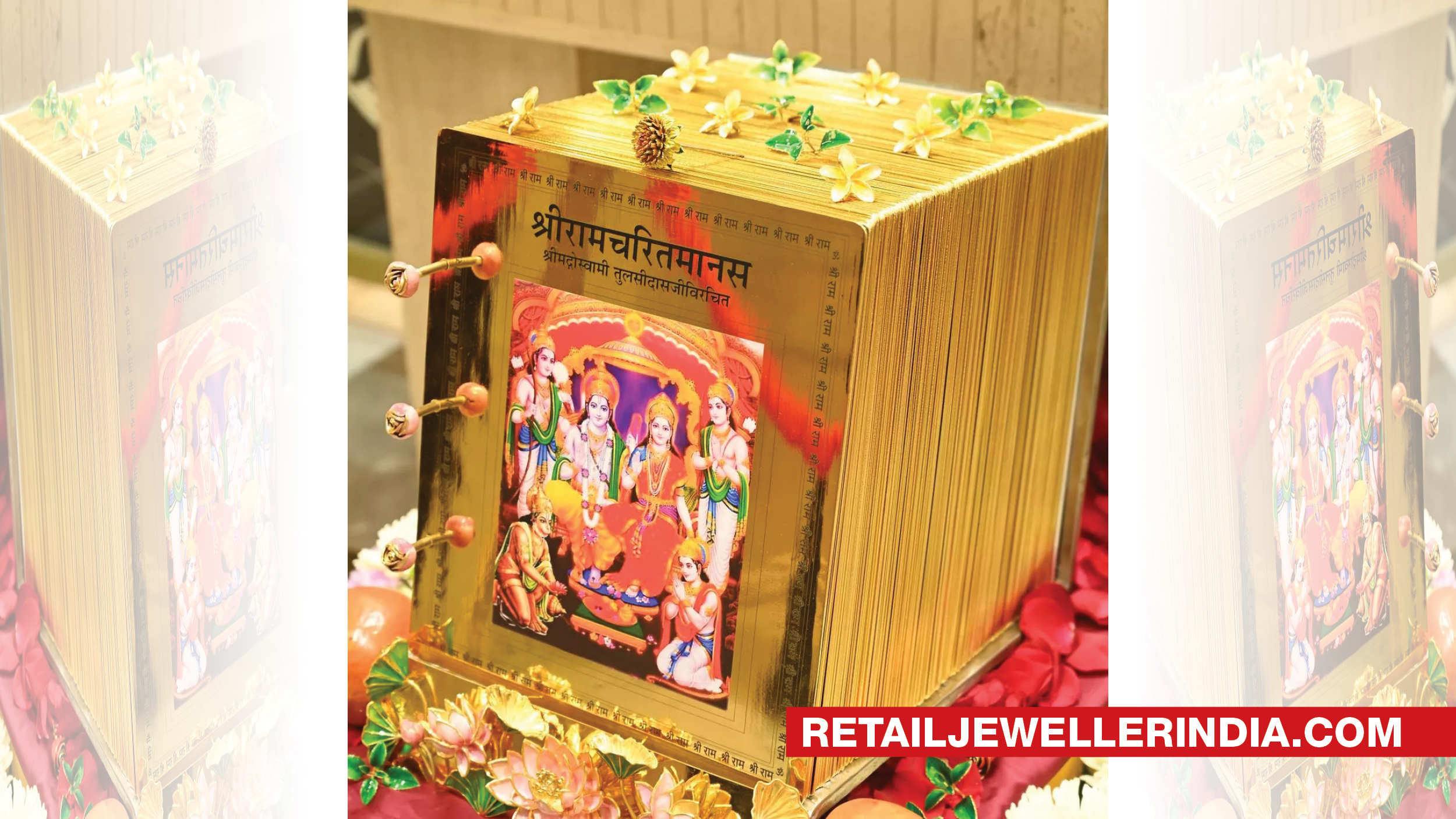 Vummidi Bangaru Jewellers crafts 147-kg golden ‘Sriramcharitmanas’ ahead of Ram Navami on April 17