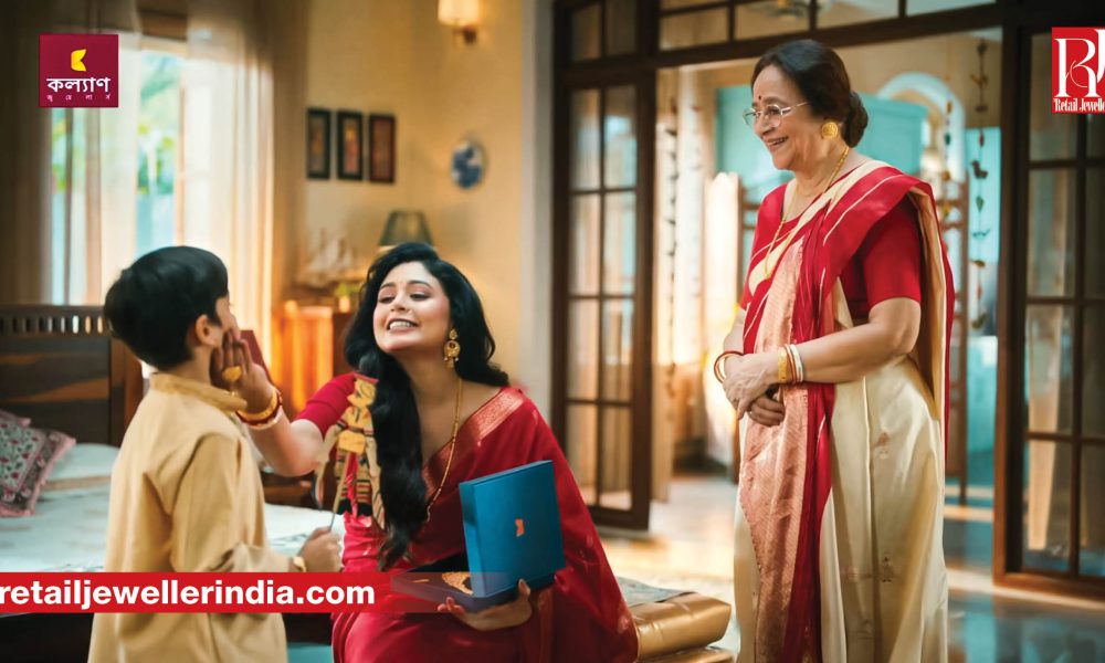 Ritabhari Chakraborty in Kalyan Jewellers Poila Boishakh campaign highlighting Bengali tradition and gold jewellery