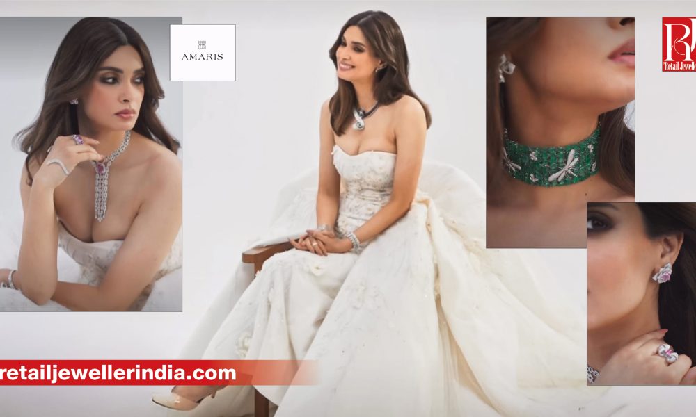 Diana Penty in Amaris bridal jewellery campaign