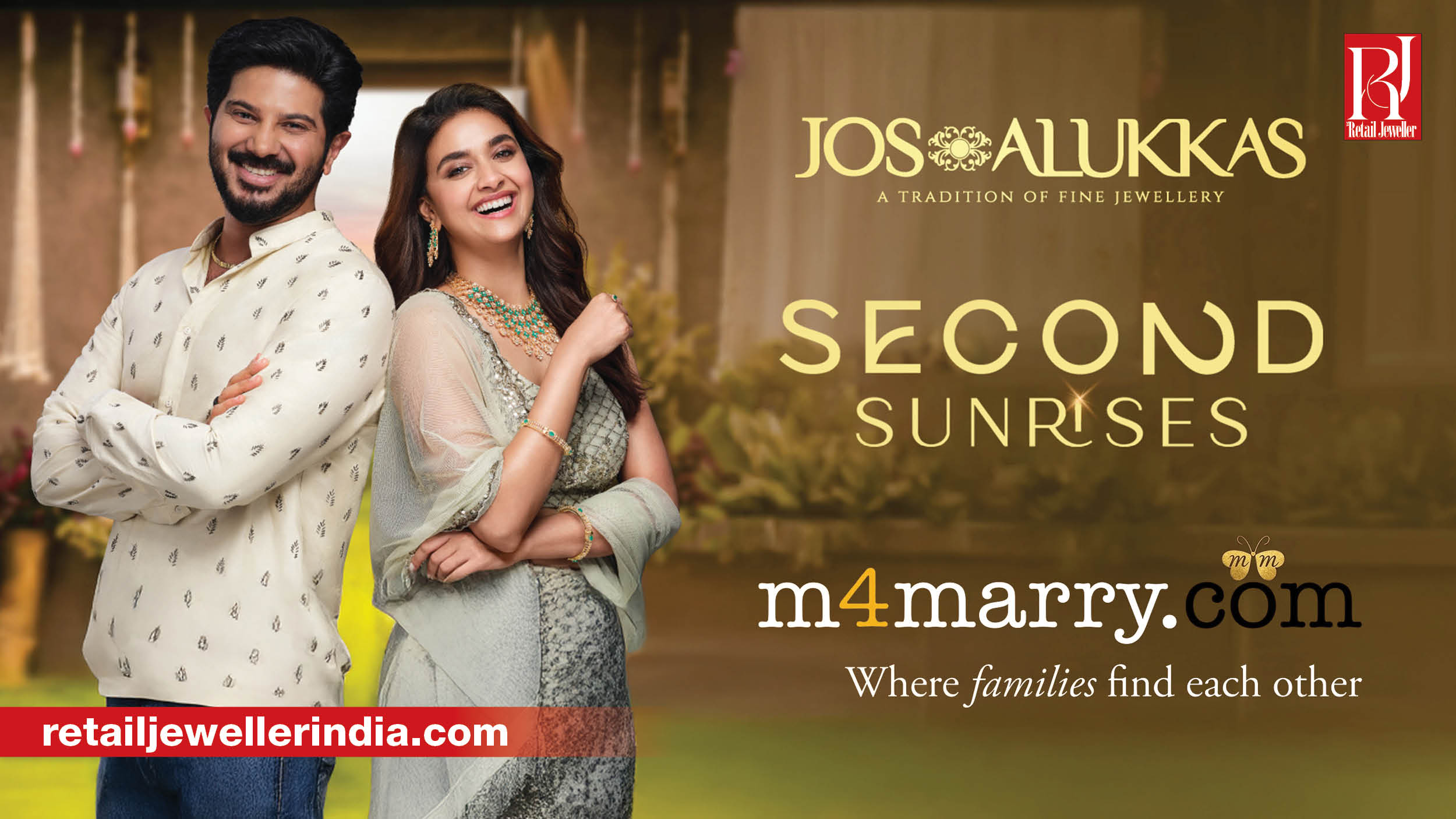 Jewellery retailer Jos Alukkas has taken its ‘Second Sunrises’ campaign forward by partnering with M4marry