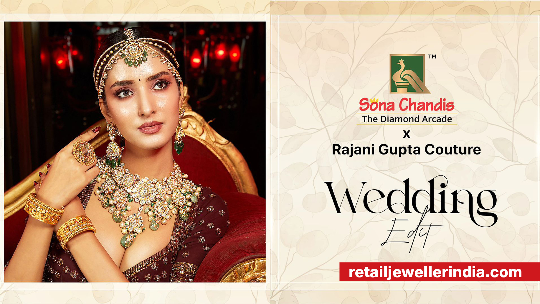 Sona Chandis Jewellers, Rajani Gupta Couture curate one-stop solution for brides-to-be under The Wedding Edit
