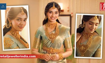 Krithi Shetty features as Indriya's brand ambassador for South markets in the jewellery brand's Varalakshmi campaign.