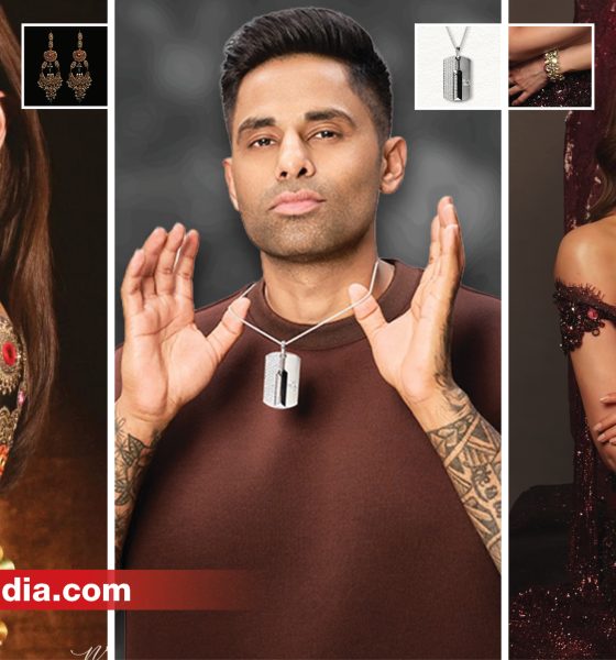 Celebrity jewellery appearances featuring Alia Bhatt, Suryakumar Yadav, Vaani Kapoor and other fine jewellery brands.