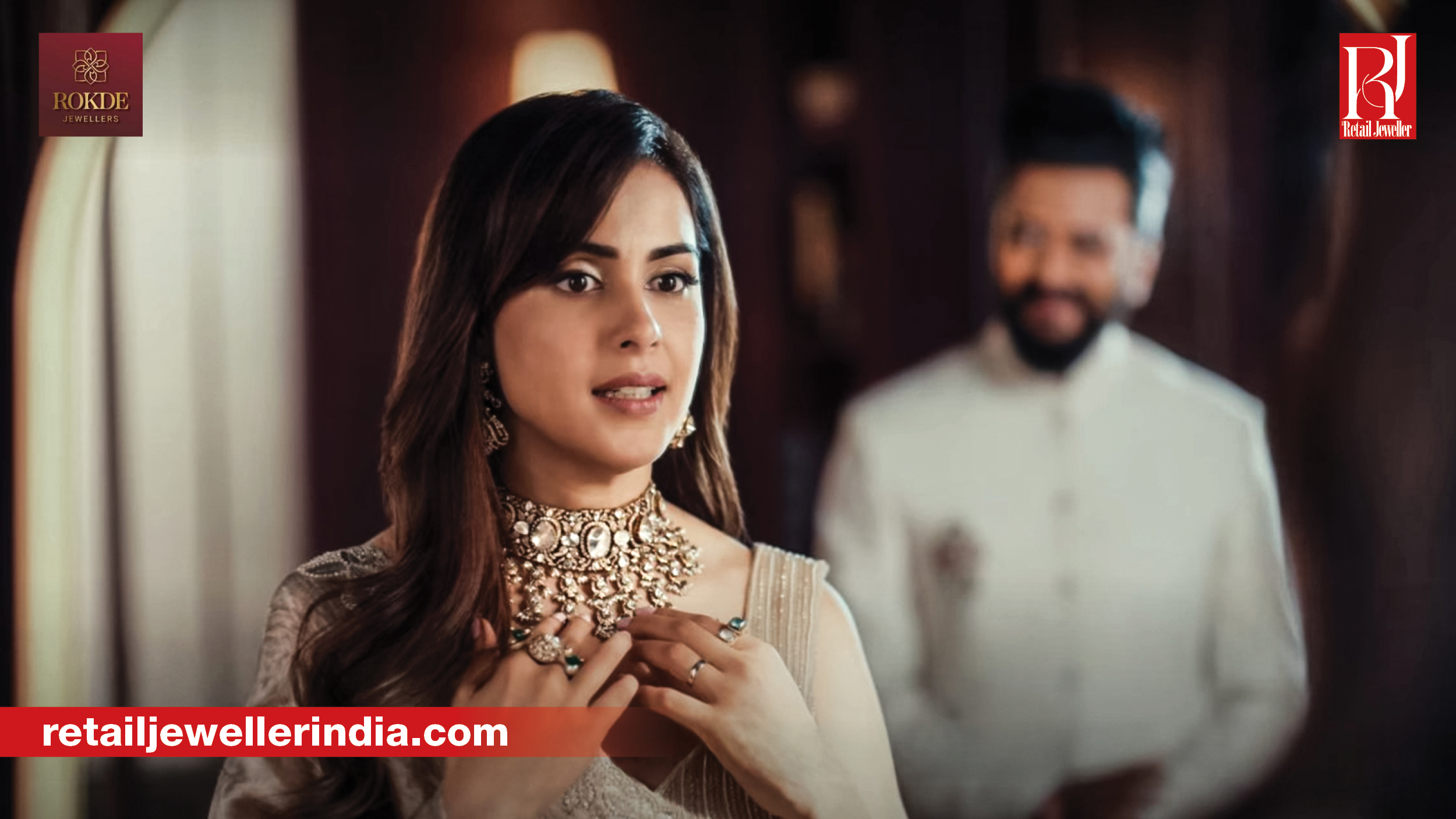 Riteish and Genelia Deshmukh feature in Rokde Jewellers' new brand campaign supporting its national growth plans.