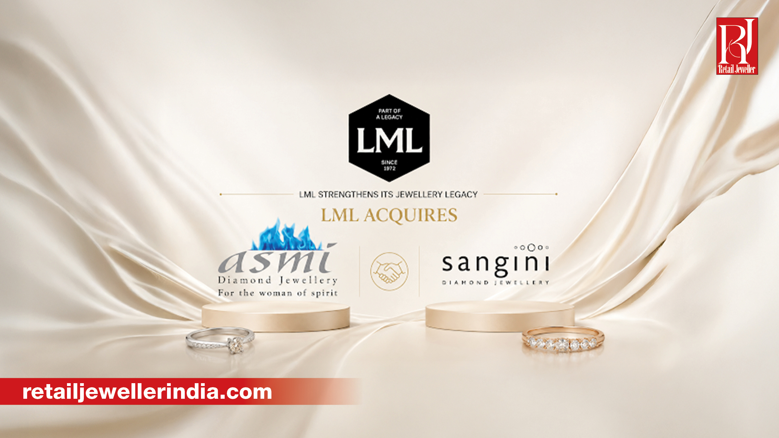 LML Brand Holdings acquires diamond jewellery brands Asmi and Sangini to revive their legacy and expand their consumer relevance.