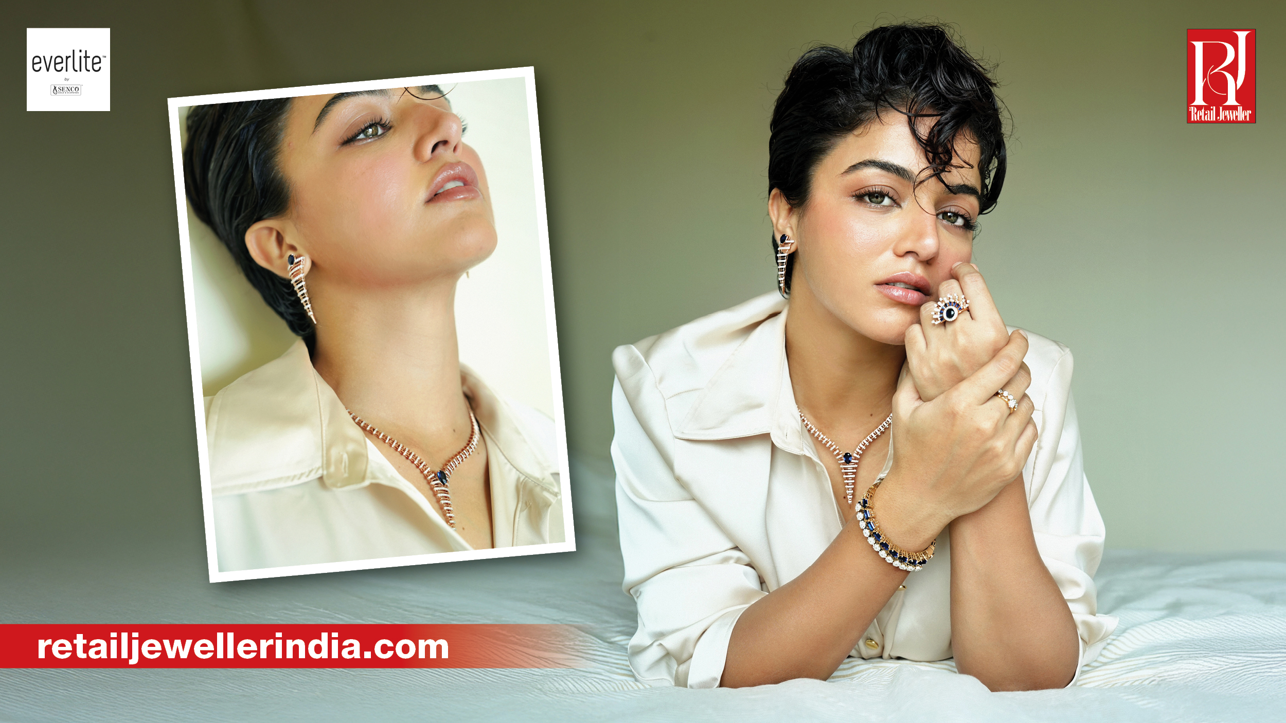 Wamiqa Gabbi named Everlite’s first national brand ambassador for the Senco Gold & Diamonds lightweight jewellery brand.