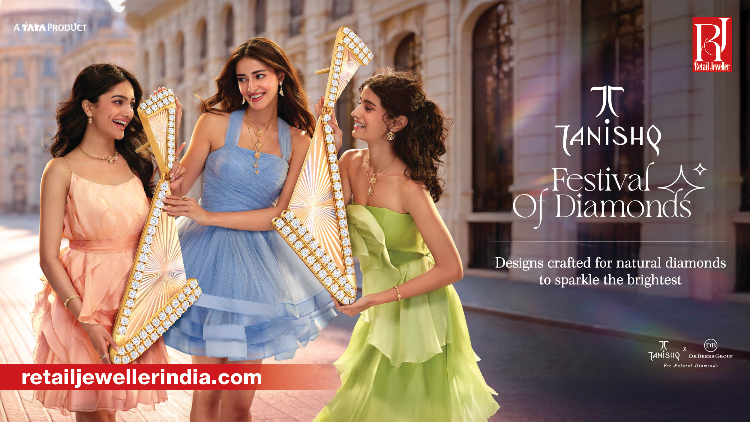 Ananya Panday stars in Tanishq's Festival of Diamonds campaign showcasing natural diamond jewellery