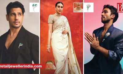 Celebrity jewellery style featuring Sidharth Malhotra, Karisma Kapoor, Zahan Kapoor and other Indian fine jewellery brands.