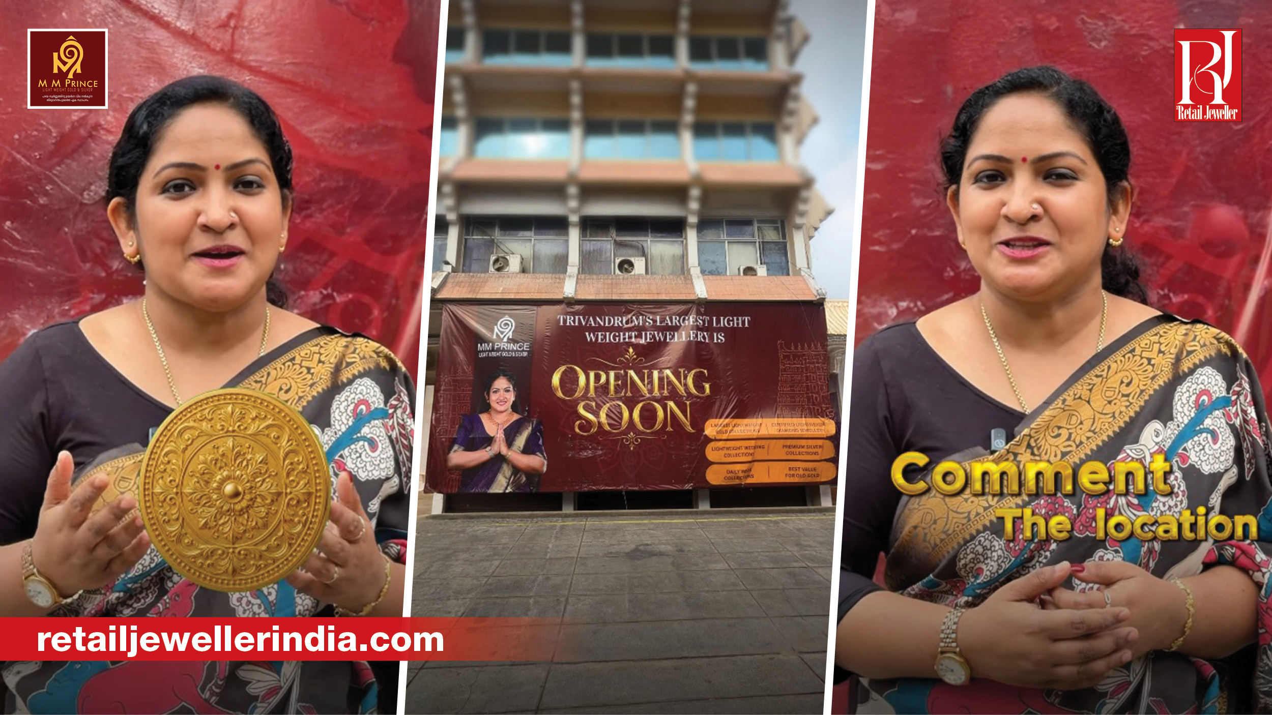 MM Prince Jewellery builds anticipation for its new Thiruvananthapuram showroom with a customer Guess & Win contest.